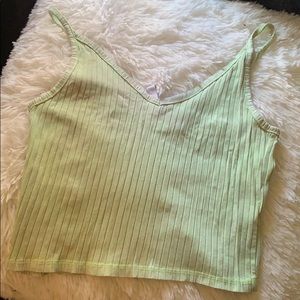 Lime Green HandM Croptop